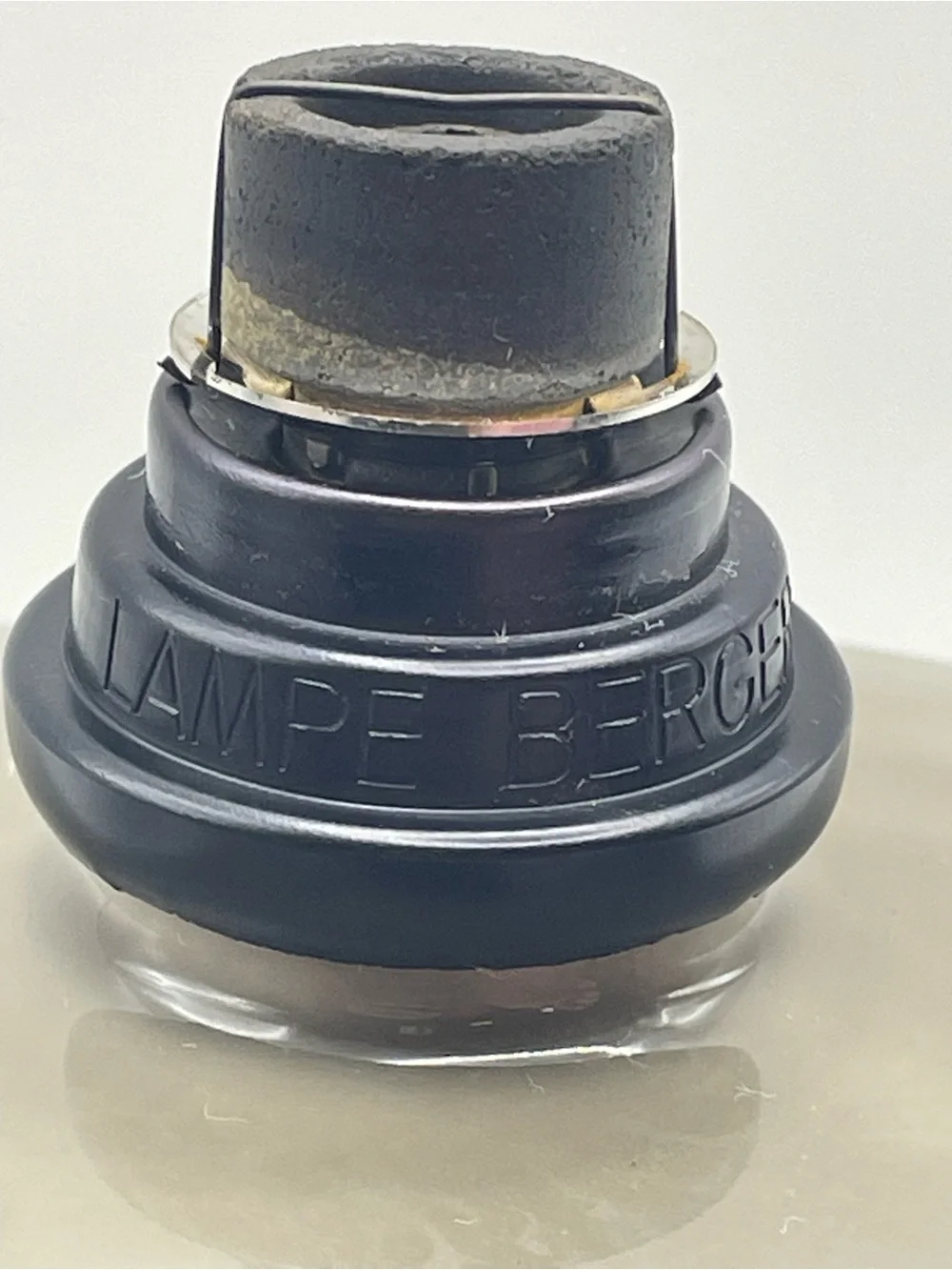 Lampe Berger France Jars Catalytic Diffuser Cube Footed Emboss Dash Design- RARE